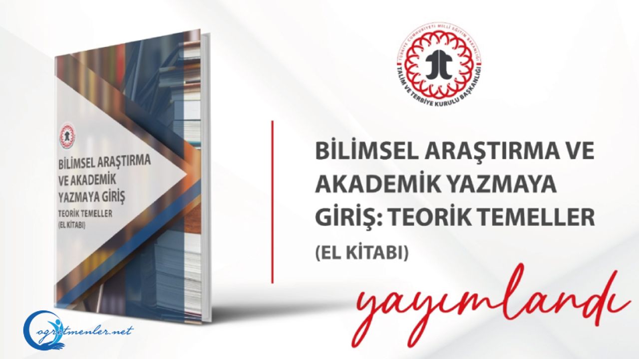 Bilimsel Araştırma ve Akademik Yazmaya Giriş: Teorik Temeller (El Kitabı) Yayımlandı