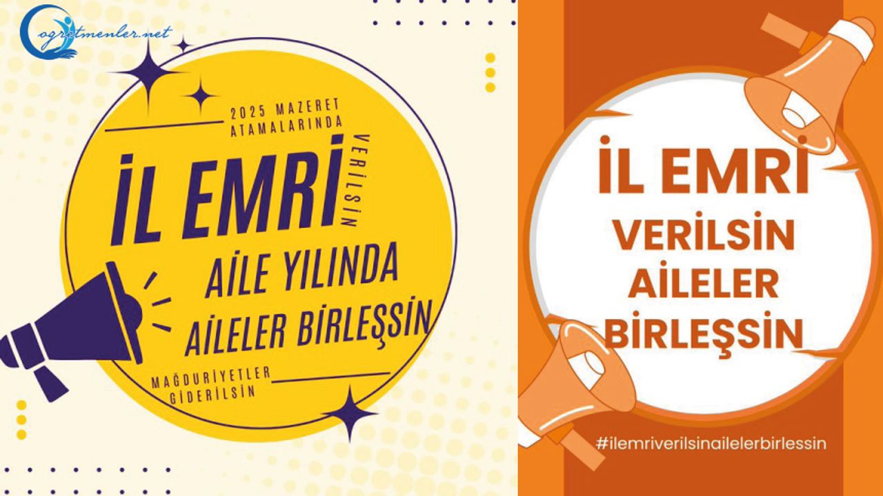 Mazerete Bağlı Yer Değiştirmelerde İl/İlçe Emri Hakkı Verilsin!