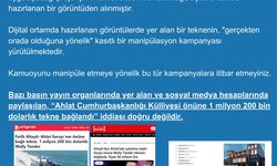 Ahlat Cumhurbaşkanlığı Külliyesi önüne 1 milyon 200 bin dolarlık tekne bağlandığı iddiasına ilişkin açıklama