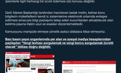 “Vergi levhası sorgulamak ve vergi borcu sorgulamak ücretli olacak” iddiası doğru değildir