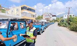 Alanya’da safari araçlarına yönelik denetim