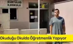 Anaokulu okuduğu okula müdür yardımcısı olarak geldi