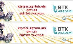 Kişiselleştirilmiş GPT'ler eğitimi yayında!