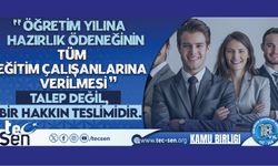 “Öğretim Yılına Hazırlık Ödeneğinin Tüm Eğitim Çalışanlarına Verilmesi” Talep Değil, Bir Hakkın Teslimidir.