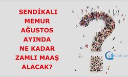 Sendikalı Memur Ağustos Ayında Ne Kadar Zamlı Maaş Alacak?