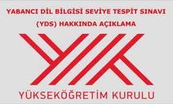 YÖK'ten Yabancı Dil Bilgisi Seviye Tespit Sınavı (YDS) hakkında açıklama