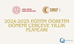 2024-2025 Eğitim Öğretim Dönemi Çerçeve Yıllık Planları