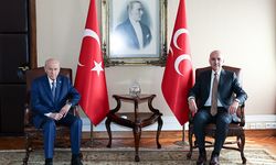 TBMM Başkanı Numan Kurtulmuş, MHP Genel Başkanı Devlet Bahçeli’yi Meclis’teki makamında ziyaret etti