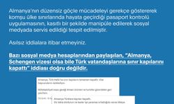 “Almanya, Schengen vizesi olsa bile Türk vatandaşlarına sınır kapılarını kapattı” iddiası doğru değildir