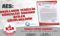 AES: Okulların Temizlik Görevlisi Sorunu Acilen Çözülmelidir