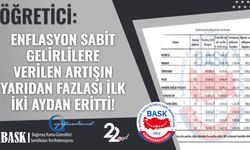 Öğretici: Enflasyon Sabit Gelirlilere Verilen Artışın Yarıdan Fazlası İlk İki Aydan Eritti!