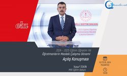 2024-2025 Eğitim-Öğretim Yılı Öğretmenlerin Mesleki Çalışma Dönemi Açılış Konuşması yarın EBA'da