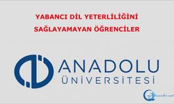 Yabancı Dil Yeterliliğini Sağlayamayan Öğrenciler