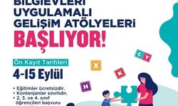 Bilgi evleri ve çocuk üniversitesi kurs kayıtları başladı