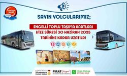 Engelli toplu taşıma kartlarının vizesi uzatıldı