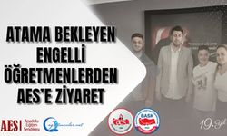 Atama Bekleyen Engelli Öğretmenlerden AES’e Ziyaret