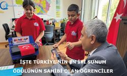 İşte Türkiye'nin En İyi Sunum Ödülünün sahibi olan öğrenciler