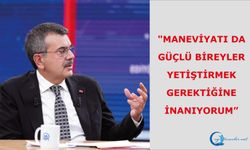 Yusuf Tekin,  "Maneviyatı da güçlü bireyler yetiştirmek gerektiğine inanıyorum