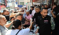 Narin’in anısına helva ve döner dağıtımı izdihama dönüştü