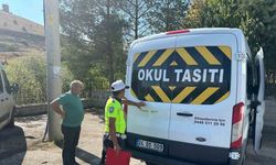 Okul servis araçları denetlendi