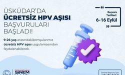 Üsküdar’da ücretsiz uygulanacak HPV aşısı için başvurular alınmaya başladı