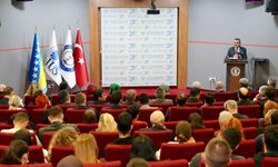 Tekin, Uluslararası Saraybosna Üniversitesi Akademik Yılı Açılış Töreni'nde