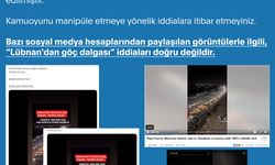 “Lübnan’dan göç dalgası” başlığıyla paylaşılan görüntüler hakkında açıklama