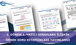 1. dönem 1. yazılı sınavlara ilişkin örnek soru kitapçıkları yayınlandı