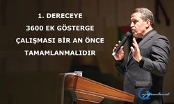 1. Dereceye 3600 Ek Gösterge çalışması bir an önce tamamlanmalıdır