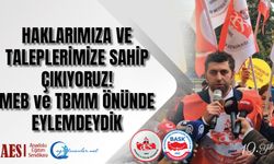 Haklarımıza Ve Taleplerimize Sahip Çıkıyoruz! Meb Ve Tbmm Önünde Eylemdeydik