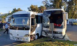 Antalya’da otel çalışanlarını taşıyan servis araçları çarpıştı: 13 yaralı