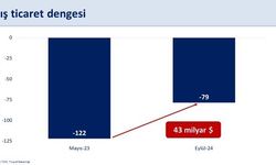 “Dış ticaret açığı geçen yılın mayıs ayına göre 43 milyar dolar azalarak, 79 milyar dolar gerçekleşti”