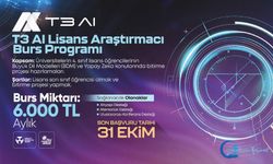 T3 AI Lisans Araştırmacı Burs Programı Başvuruları Başladı!