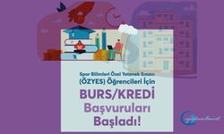 ÖZYES Öğrencileri İçin Burs/Kredi Başvuruları Başladı!