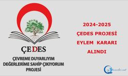 2024-2025 ÇEDES Projesi Eylem  Kararı