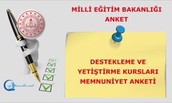 Destekleme ve Yetiştirme Kursları Memnuniyet Anketi