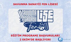 Savunma Sanayii Fen Lisesi Eğitim Programı Başvuruları 2 Ekim’de Başlıyor!