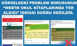 Bir problem sorusunun “MEB’in okul kitaplarında yer aldığı” iddiası doğru değildir