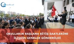 Okulların Başlama Bitiş Saatlerine İlişkin Genelge Gönderildi