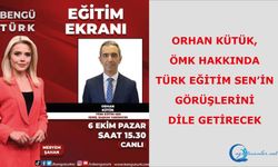 Orhan Kütük, ÖMK hakkında görüşlerini dile getirecek