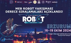 16.Uluslararası MEB Robot Yarışması Derece Sıralamaları Açıklandı!