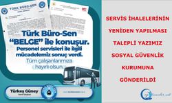 Servis İhalelerinin Yeniden Yapılması için talepte bulunuldu