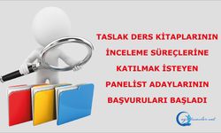 Taslak ders kitaplarının inceleme süreçlerine katılmak isteyen panelist adaylarının başvuruları başladı