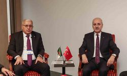 TBMM Başkanı Kurtulmuş, Cezayir Ulusal Halk Meclisi Başkanı Boughali ile görüştü