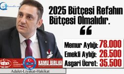 2025 Bütçesi refahın bütçesi olmalıdır