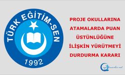 Proje Okullarına Atamalarda Puan Üstünlüğüne İlişkin Yürütmeyi Durdurma Kararı