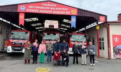 Trabzon Büyükşehir’den özel gereksinimli öğrencilere itfaiye eğitimi