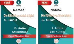 “Din Kültürü ve Ahlak Bilgisi 5. Sınıf Etkinlik Kitabı”nın 2. ünitesi