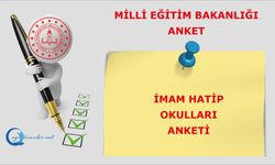 İmam Hatip Okulları Bilgi Formu anketi