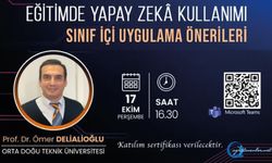 Eğitim: “Eğitimde Yapay Zekâ Kullanımı: Sınıf İçi Uygulama Önerileri"